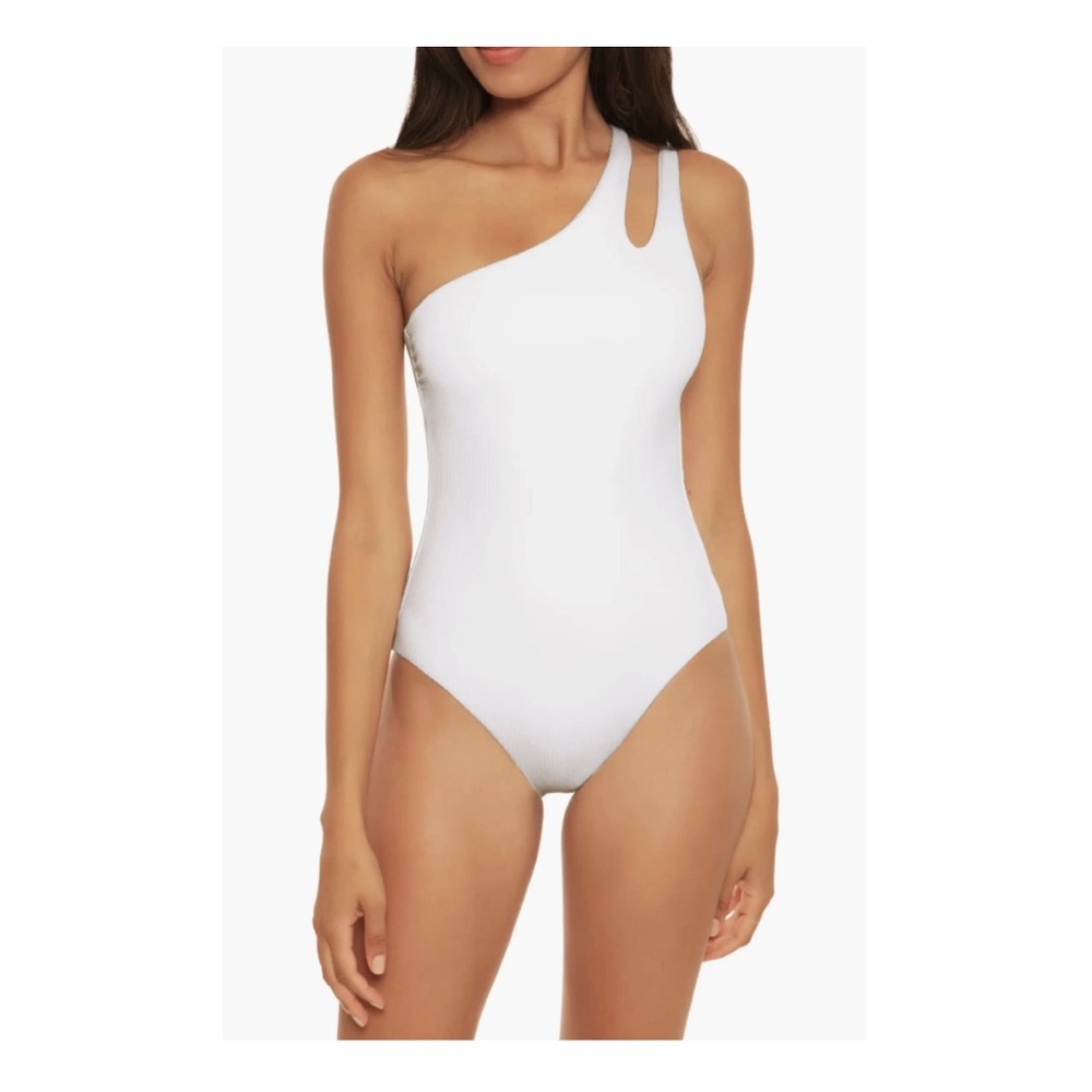 BECCA SWIM Pucker Up Asymmetrical One Piece